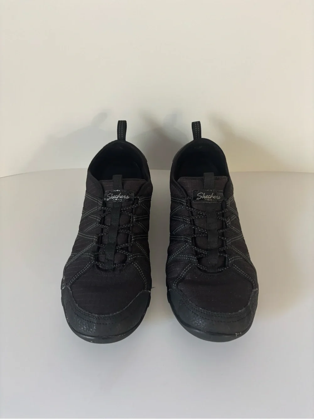 Skechers Women's Black Casual Slip-On Sneakers